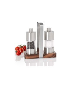 AdHoc Salz- und Pfeffermühle MENAGE Classic 2 Stück, 13 cm, Silber