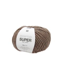 Rico Design Wolle Essentials Super Super Chunky 100 gr, Taupe