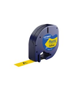 DYMO Beschriftungsband LetraTag Schwarz auf Gelb