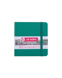 Talens Malbuch 12 x 12 cm Waldgrün