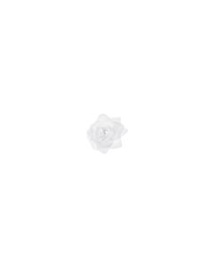 Partydeco Hochzeitsaccessoire Autodekoration Rose Selbstklebend Weiss