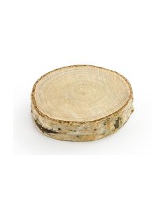 Partydeco Tischkarte Holzscheibe Ø 4.5-6.5 cm, H: 1 cm, 6 Stück, braun
