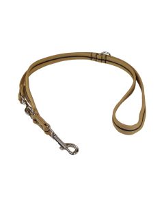 Grossenbacher Hundeleine 180 cm, 25 mm, Schwarz/Beige