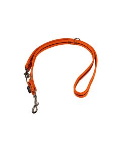 Grossenbacher Hundeleine 180 cm, 25 mm, Schwarz/Orange