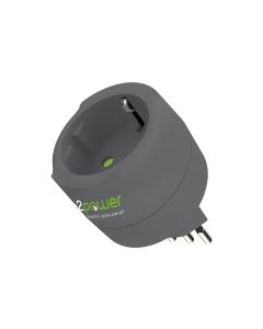 Q2Power Country-Reiseadapter EU-CH/IT/BRA