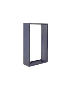 Innovesta Holzregal Metall, 94 x 35 x 149 cm, Schwarz