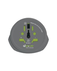 Q2Power Country-Reiseadapter World-EU