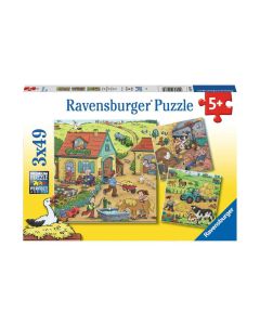 Ravensburger Puzzle Viel los auf dem Bauernhof