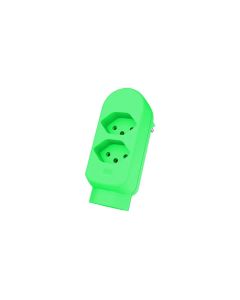Max Hauri Mehrfachstecker maxADAPT BS 2 + 1 x T13, Fl-Grün