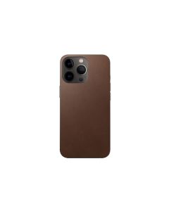Nomad Leather Skin iPhone 13 Pro Braun