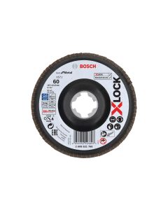 Bosch Professional Fächerschleifscheibe X-LOCK G60 X571, 125 mm