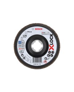Bosch Professional Fächerschleifscheibe X-LOCK G120 X571, 125 mm