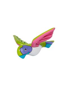 Folat Aufblasbares Accessoire Papagei Mehrfarbig
