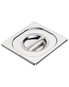 INOX Deckel für Garbehälter CNS 1/6 GN