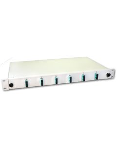 Lightwin Spleissbox 12 Fasern, 6x DSC MM, 50/125µm OM3 Pigtail