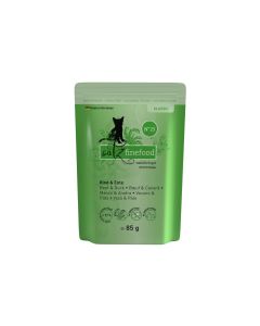 catz finefood Nassfutter No.23 Rind & Ente, 85 g