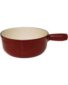 Heidi Cheese Line Fondue-Caquelon Rot/Weiss