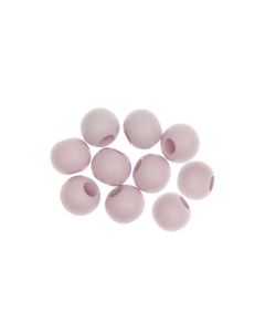 Rico Design Holzperlen Makramee Rosa, 10 Stück