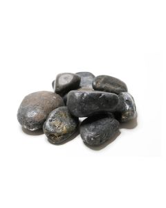 Ambiance Dekosteine 4-6 cm, Glitter Schwarz