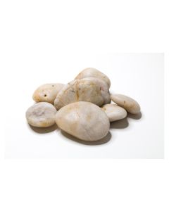 Ambiance Dekosteine 4-6 cm, Glitter Grau