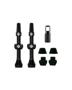 Muc-Off Ventil Tubeless Valve Kit 44 mm, Schwarz
