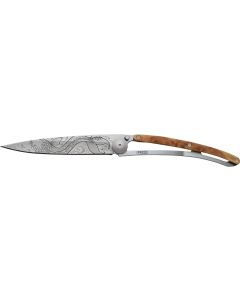 deejo Taschenmesser Wacholderholz, Fisch