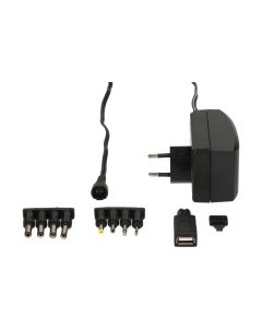 Max Hauri Steckernetzteil Universal 27 W, 3 - 12 V, 2250 mA