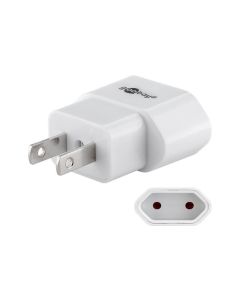 Max Hauri Reiseadapter EU – USA, Weiss