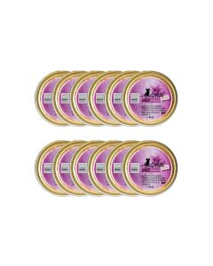 catz finefood Nassfutter Fillets No.411 Pute, Huhn & Lamm, 12 x 85 g