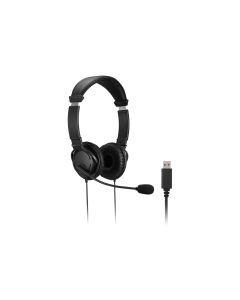 Kensington USB HiFi-Kopfhörer mit Mikrofon und Lautstärkeregler