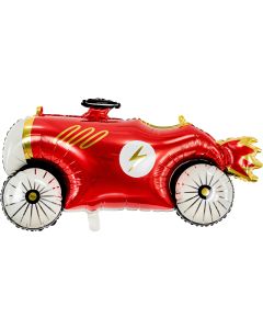 Partydeco Folienballon Car Rot