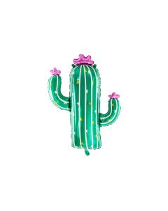 Partydeco Folienballon Cactus Grün