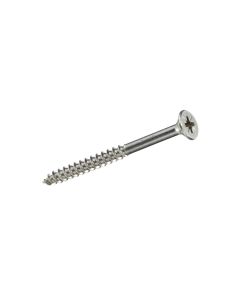 Krafter Spanplattenschrauben Senkkopf 5 x 80 mm Edelstahl, 4 Stück