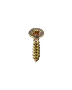 Krafter Spanplattenschrauben Senkkopf 5 x 16 mm Stahl, 16 Stück