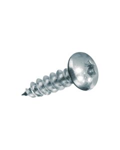 Krafter Spanplattenschrauben Pan Head 4 x 30 mm Stahl, 16 Stück