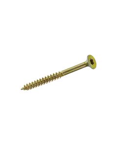 Krafter Spanplattenschrauben Senkkopf 4.5 x 80 mm Stahl, 8 Stück