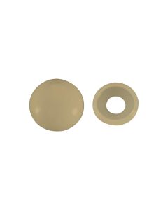 Krafter Abdeckkappen 2-teilig, Beige, 15 x 5 mm, 8 Stück
