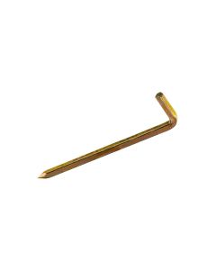 Krafter Stalithaken Stahl, Gelb 2 x 25 mm, 10 Stück