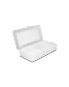 Delock Schrumpfschlauch 135-teilig Sortimentsbox, transparent