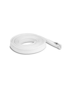 Delock Geflechtschlauch mit Reissverschluss 3 m x 20 mm Weiss