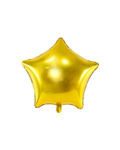 Partydeco Folienballon Star Gold