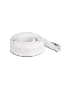 Delock Geflechtschlauch mit Reissverschluss 2 m x 30 mm Weiss