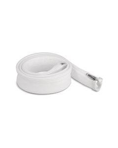 Delock Geflechtschlauch mit Reissverschluss 1 m x 30 mm Weiss