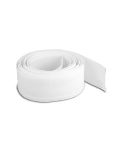 Delock Geflechtschlauch mit Klettverschluss 5 m x 19 mm Weiss