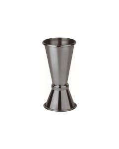 Paderno Cocktail-Doppelmass 40/20 ml, Grau/Schwarz