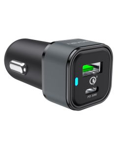 Nevox Autoladegerät Dual USB-C + USB-A 48W