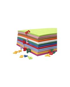 Creativ Company Moosgummi-Set 20 mm 24 Stück, Mehrfarbig