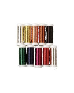 Creativ Company Blumendraht 10 Rollen à 50 g Mehrfarbig