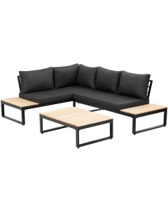 Greemotion Loungeset Rio, Grau, 3 Sitzplätze