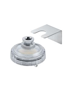 DrinkPure Trinkwasserfilter mit Wandhalter Transparent, M22 / M24